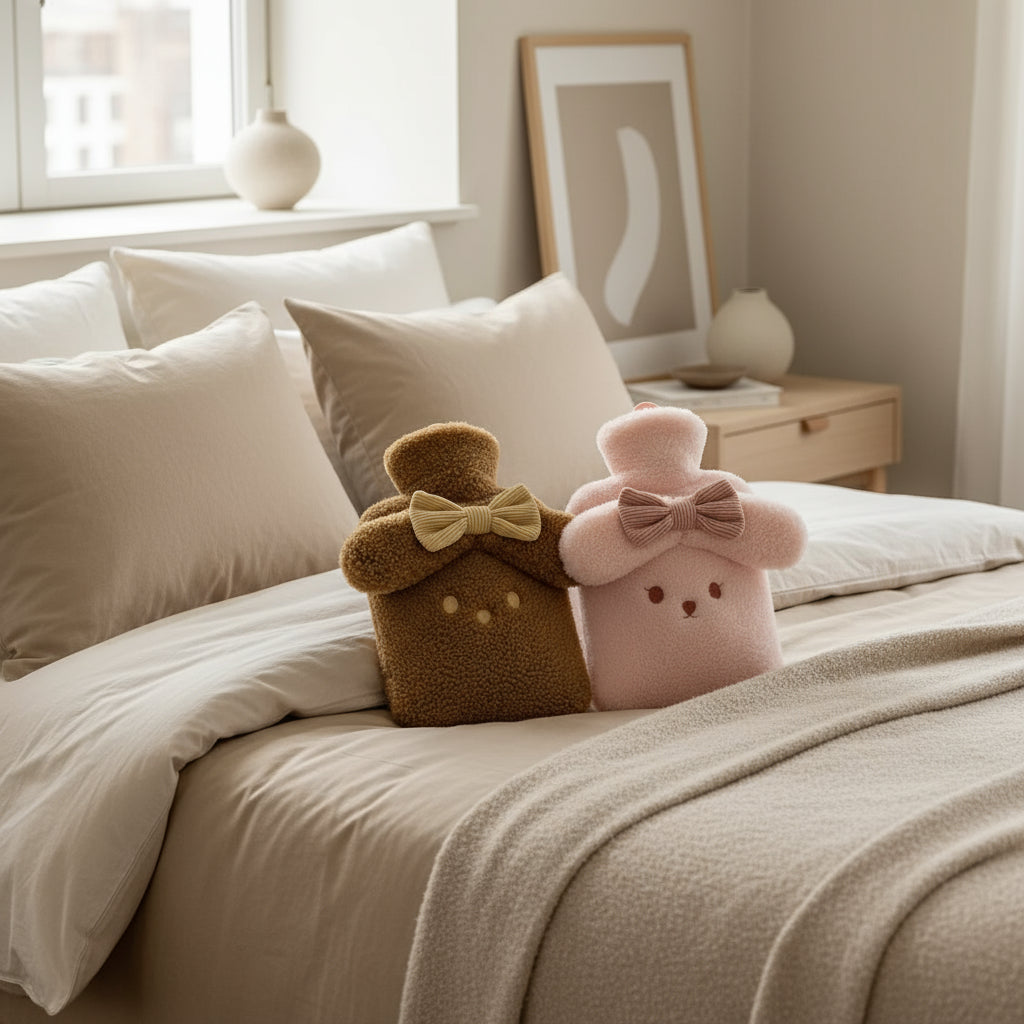 Cozy Plush Hot Water Bottle