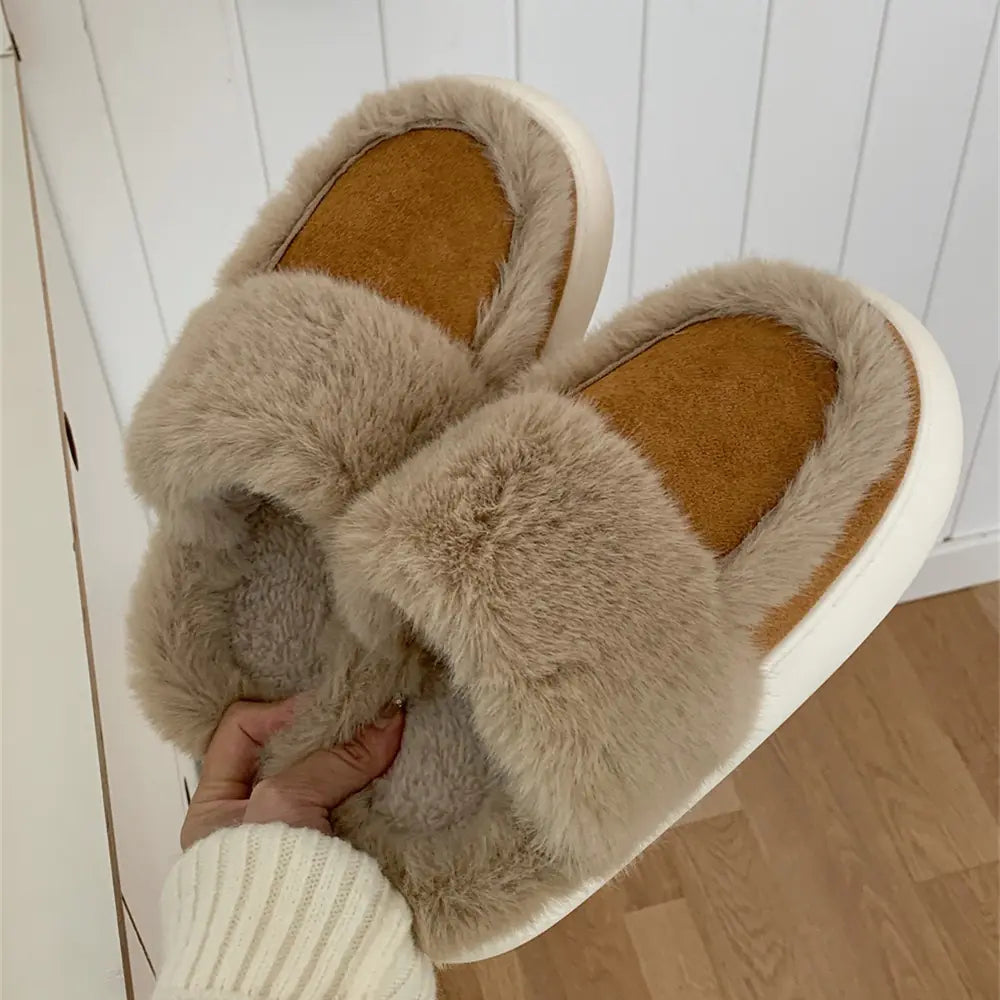 Cozy Vintage Cotton Slippers
