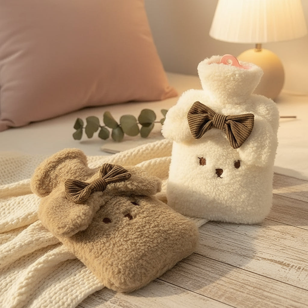 Cozy Plush Hot Water Bottle