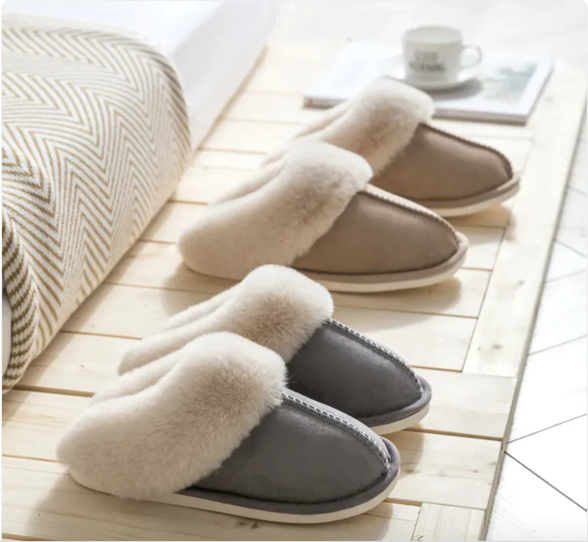 Cozy Step Plush Slippers