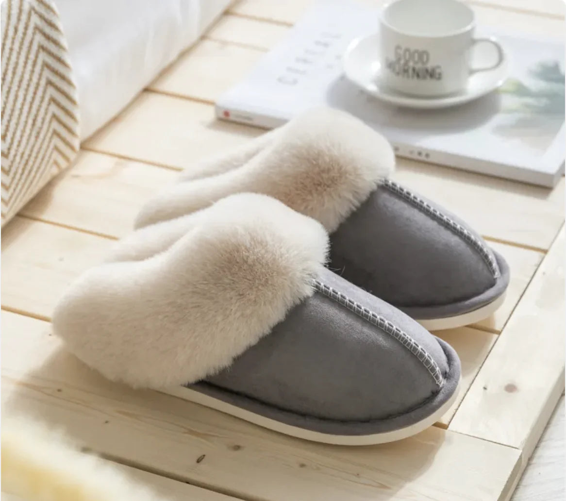 Cozy Step Plush Slippers